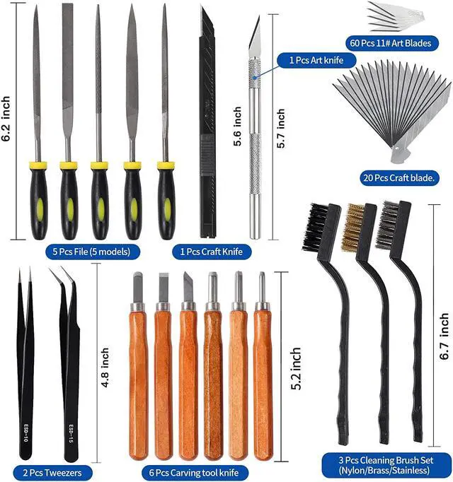Alt view image 4 of 7 - 179 Pcs 3D Printing Tool Kit,3D Printer Tool Kit,Including Tool Box