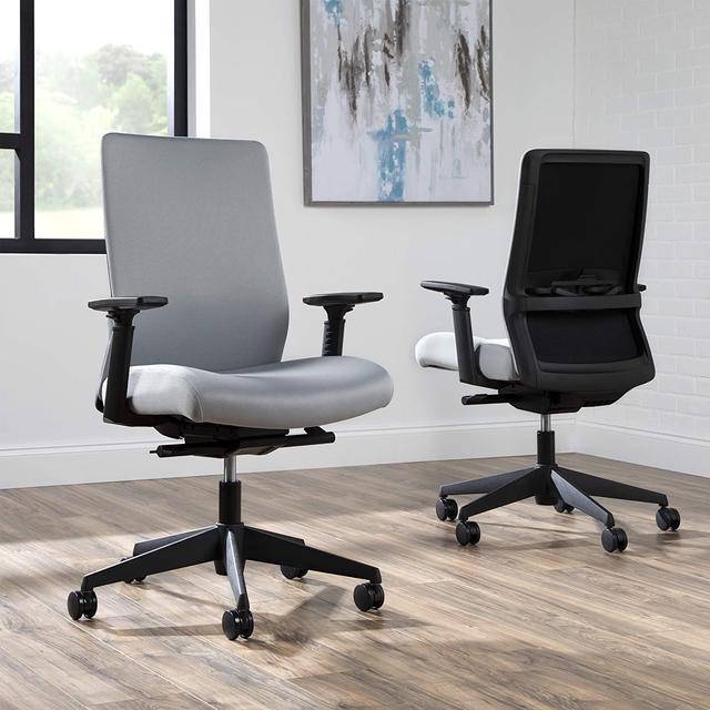 HON Basyx Biometryx Commercial Grade Fabric Upholstered Task Chair Grey