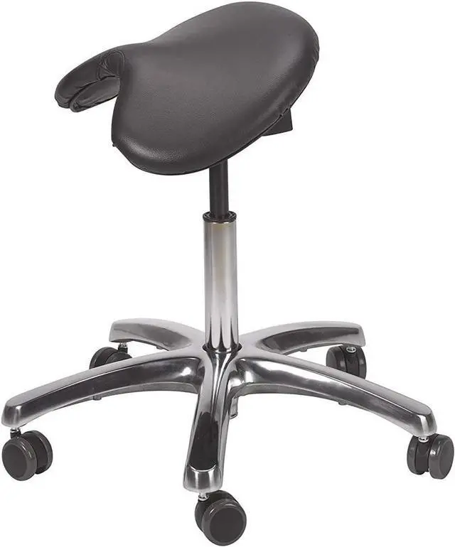 Alt view image 4 of 7 - Jobri BetterPosture Saddle Chair Multifunctional Ergonomic Back Posture Stool with Tilting Seat  Reduce Pressure on Lower Back and Improve Posture While Sitting