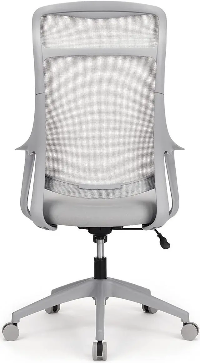 Alt view image 4 of 7 - Realspace® Lenzer Mesh High-Back Task Chair, Gray, BIFMA Certified