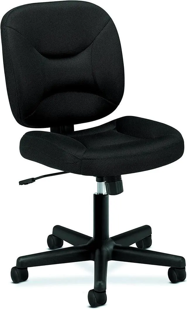 Main image of HON ValuTask Low Back Task Chair - Mesh Computer Chair for Office Desk, Black (HVL210)