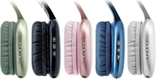 Alt view image 6 of 7 - iJoy Ultra Wireless Headphones with Microphone- Rechargeable Over Ear Wireless Bluetooth Headphones with 10Hr Playtime, SD Slot, Backup Wire- Soft Cushion Wireless Headset with Mic (Black)