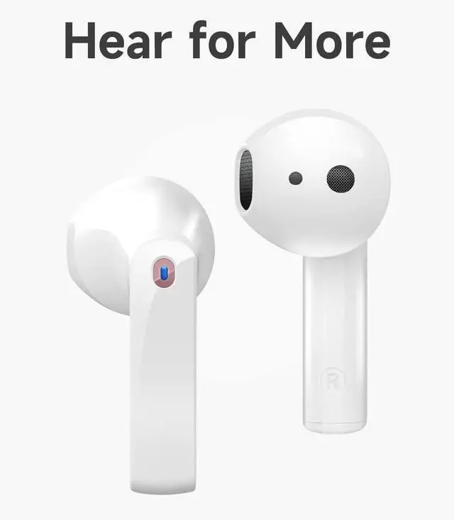 Alt view image 2 of 6 - DRQQ Wireless Earbuds Bluetooth Earbuds Wireless Headphones IPX5 Waterproof Earphones Noise Cancelling Headset Deep Bass Long Battery Bluetooth Headphones with Mic for iPhone Android