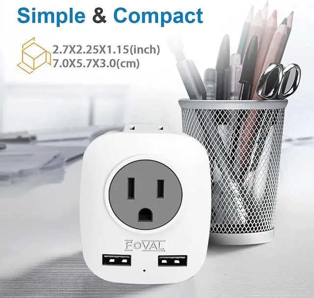 Alt view image 3 of 7 - European Plug Travel Adapter 3 Pack International Power Adaptor with 2 USB 2 American Outlets 4 in 1 Outlet Adapter US to Most of Europe France Germany Spain Greece Italy Iceland (Type C)