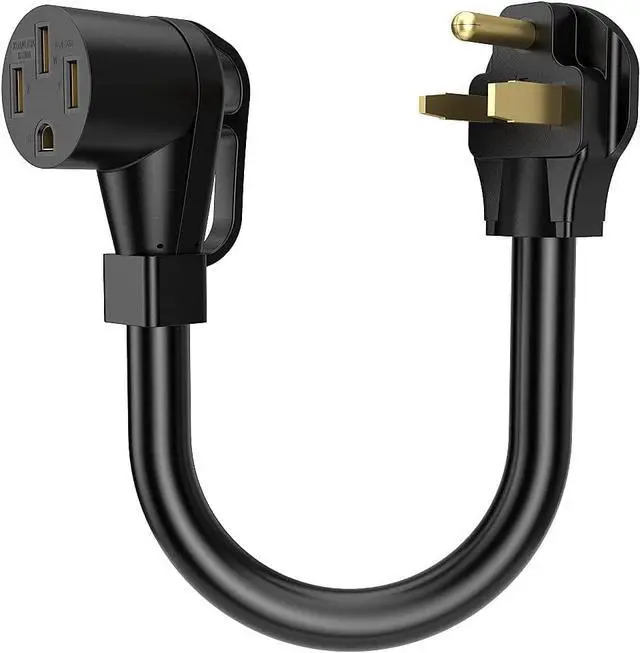 Main image of HENGYI NEMA 6-50P to 14-50R Welder Electric Vehicle Charging Adapter with 6-AWG Heavy Duty Adapter Cord for Tesla,250V,50AMP,3-Prong,1.5FT