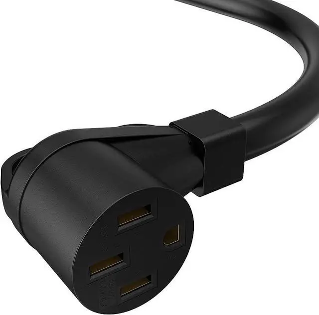 Alt view image 4 of 5 - HENGYI NEMA 6-50P to 14-50R Welder Electric Vehicle Charging Adapter with 6-AWG Heavy Duty Adapter Cord for Tesla,250V,50AMP,3-Prong,1.5FT