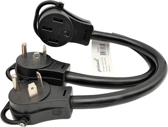 Main image of Parkworld 692361 RV (2) 30A to 50A V Adapter Cord, (2) TT-30P Male to 14-50R Female, 1.5FT