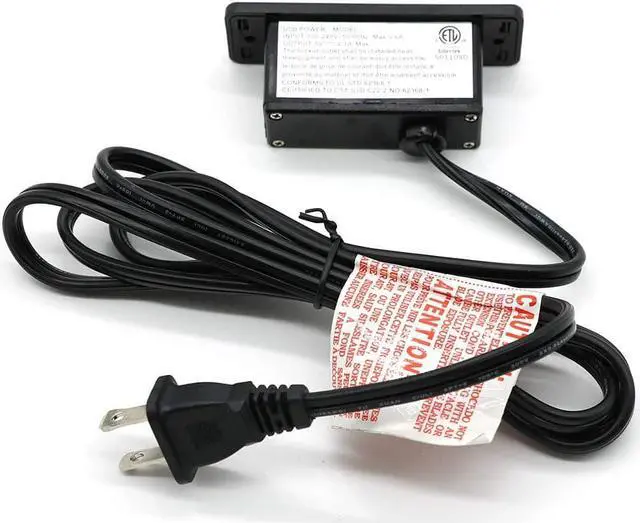 Alt view image 6 of 6 - Powered USB Hub Socket Recessed USB Power Strip Outlet with Power Supply 2 USB Ports 2.1A Mounted into Bed Desk Table Sofa
