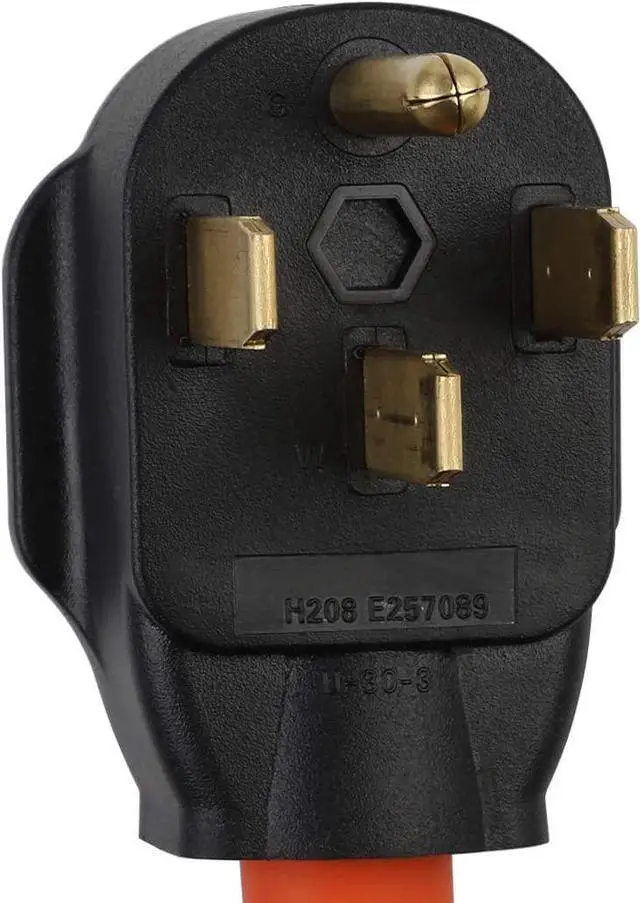 Alt view image 3 of 4 - 50CM Nema 14-50P to 6-50R Heavy Duty AWG8 STW 50 Amp Plug to 50 Amp (Welder) Socket Adapter Cable, Adapter Cord 50A Dryer 14-50P to Welder 6-50R 50A, Welding Adapter 6-50, 250V,1.5FT