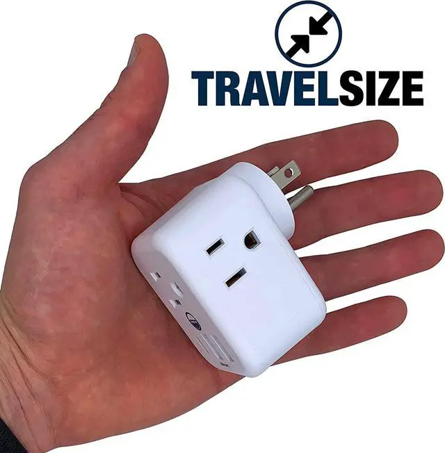 Alt view image 4 of 7 - Cruise Approved Power Strip Non Surge Protector for Cruise Ship Multi Plug, 6 Outlets, 2 USB-A, 1 USB-C, & 3 AC Outlet for Carnival, Celebrity, Princess, Norwegian & Major Lines in 2026 & 2027
