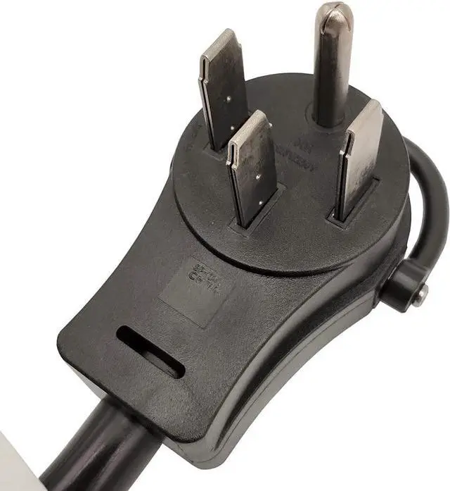 Alt view image 2 of 3 - Parkworld 886245 RV 50 amp to 110v Adapter Cord, 220v to 110v Adapter Plug NEMA 14-50P Male with Handle to (3) 5-15R Household Tri Outlet Female with Lighted