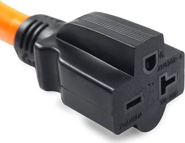 Alt view image 6 of 7 - HENGYI NEMA 14-50P to 6-20R Welder Adapter Cord, Heavy Duty STW 10AWG, 4- Prong 250V to 20A 6-20 Adapter, 14-50 to 6-20R EV Dryer Adapter,250V,50AMP to 20AMP,1.5FT