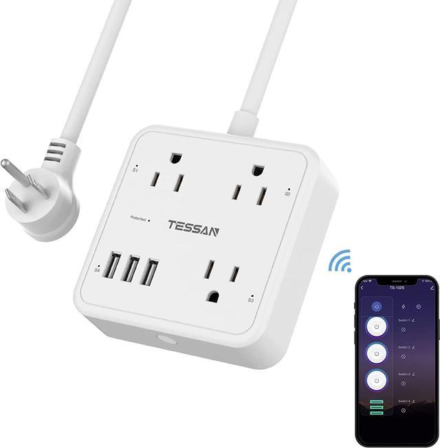 TESSAN Lights/Fans Wireless Electrical Outlet Plug Switch (1 Remote + 1 Outlet)
