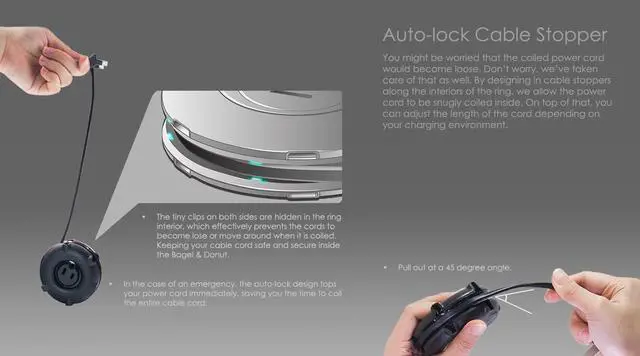 Alt view image 4 of 5 - MOGICS Donut Power Strip-Black