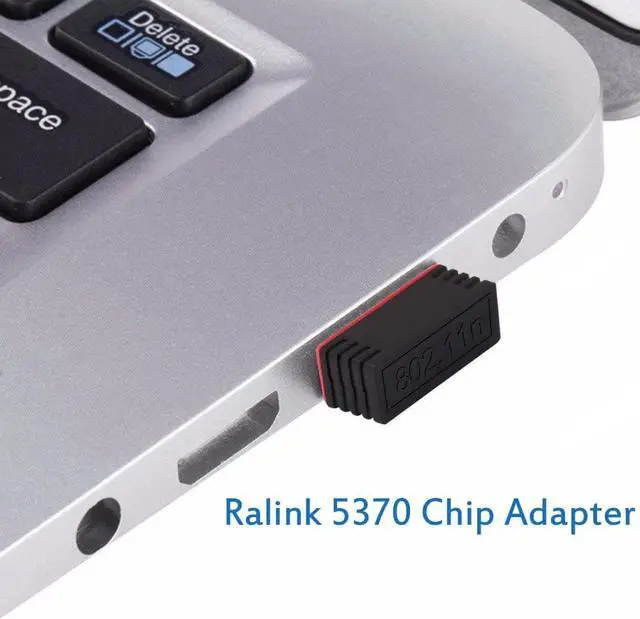 Alt view image 4 of 7 - 150Mbps USB WiFi Adapter for Raspberry Pi, LOTEKOO Wireless Network Card Adapter WiFi Dongle for Desktop Laptop PC Windows 10 8 7 MAC OS