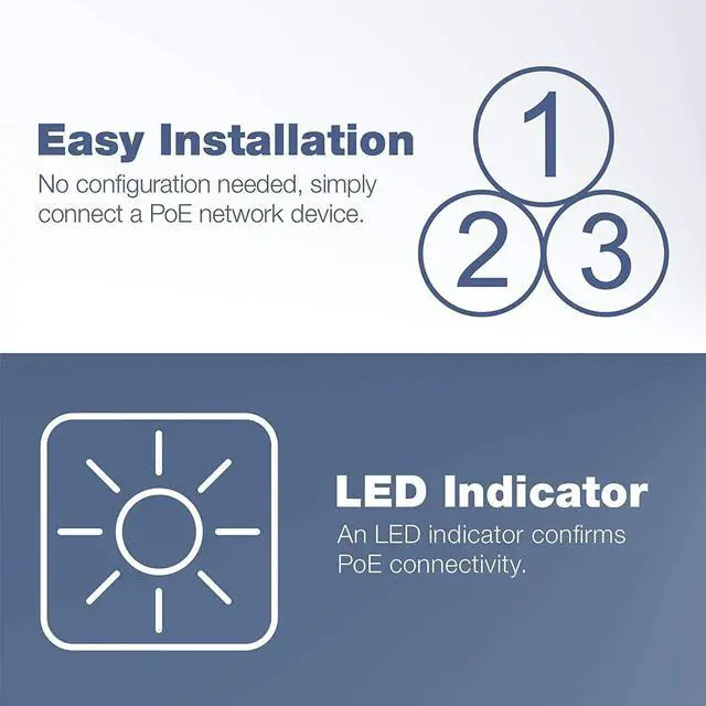 Alt view image 7 of 7 - TRENDnet Gigabit Power Over Ethernet Injector, TPE-113GI (Version 3.0R), Full Duplex Gigabit Speeds, Connect Devices Up to 100m (328 ft), Wall Mount, Connect Network Devices Up to 100M (328 ft.)