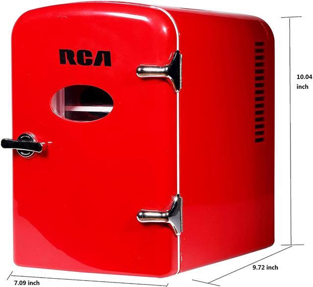 RCA 7.5 Cu. ft Retro Mini Refrigerator in Red