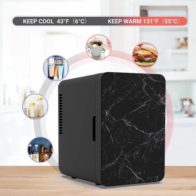  Living Enrichment Mini Fridge, 4L Skincare Fridge, Portable  Small Refrigerator Cooler For Skincare, Beverage, Food, Cosmetics, Home,  Bedroom, For Christmas Gift