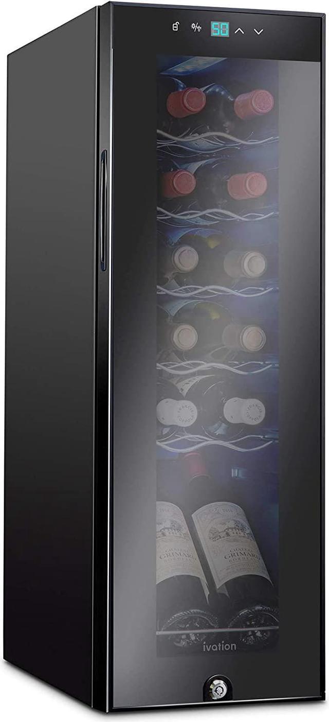 wine fridge with lock