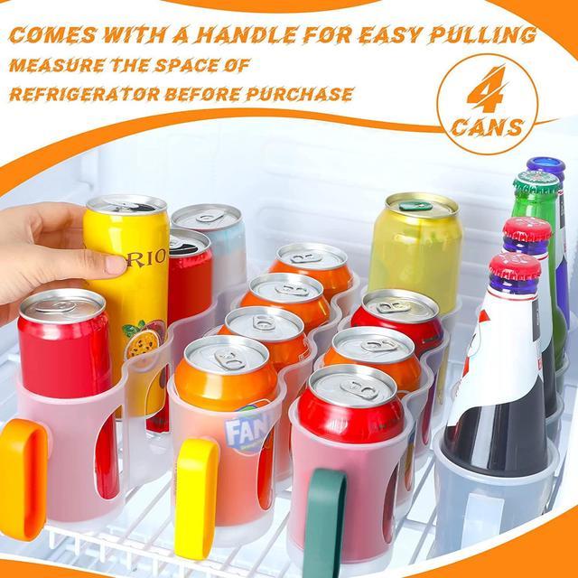 Dropship 1pc Portable Can Organizer For Refrigerator Shelf Beer Can Holder  Fridge Storage Sliding Rack Clear Plastic Storage Containers For Food to  Sell Online at a Lower Price