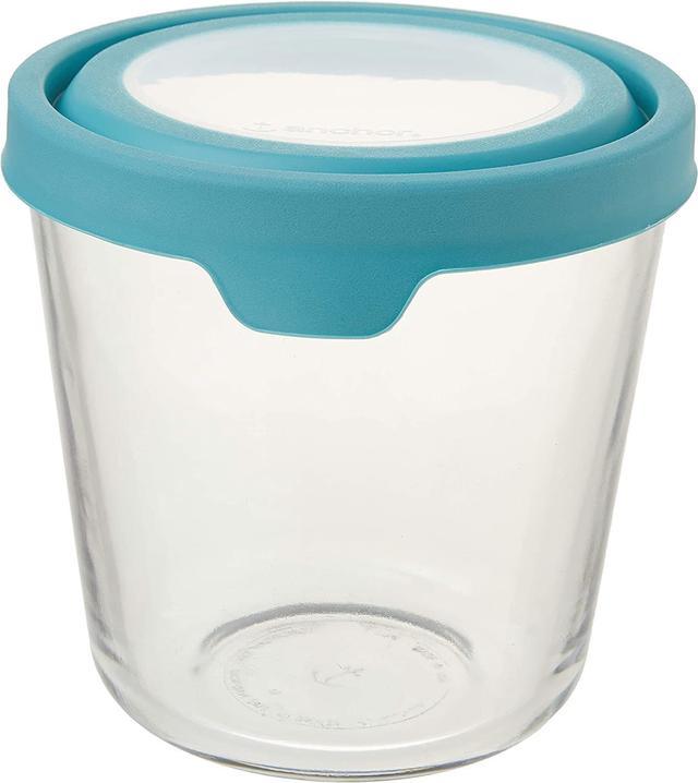 Anchor Hocking Storage & Food Preperation Glass Food Storage 7-Cup Tall  Mineral Blue,11839AHG17,2 