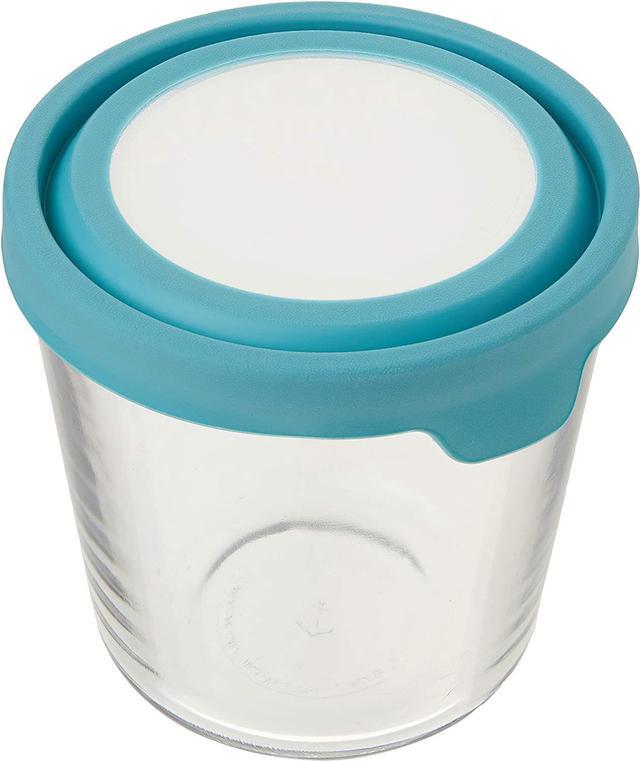 Anchor Hocking Container + TruSeal Lid, Mineral Blue