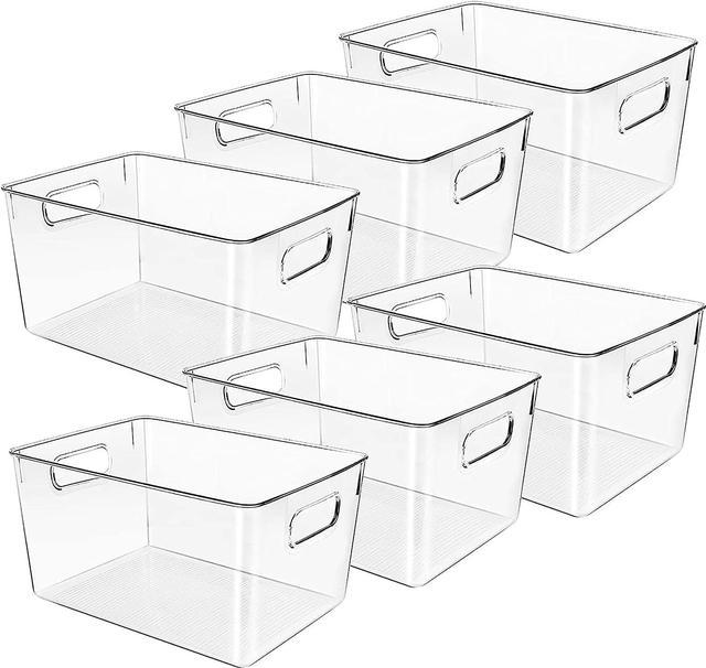 White Storage Bins, Kitchen Pantry Organization and Storage