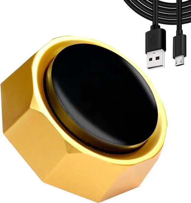 Main image of RIBOSY USB Sound Button - Make Your Own Button by Uploading Audio Files - Support 100+ Recordings - Top Recordable Quality Playback (USB Cable Included)
