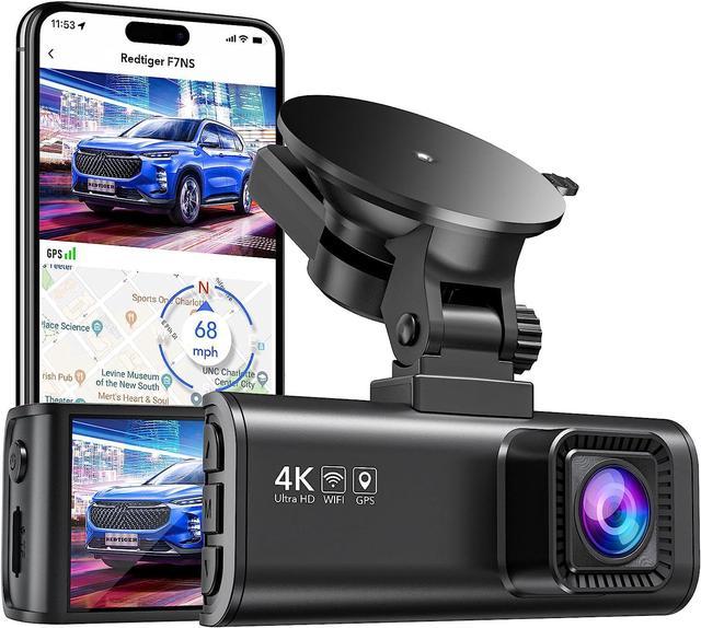  Dash Cam 4K, Dash Camera for Cars 2160P Dash Cam Front Car  Camera with WiFi/App Dash Cam for Trucks Dashcams with Super Night Vision,  Loop Recording, 24 Hours Parking Mode, G-Sensor