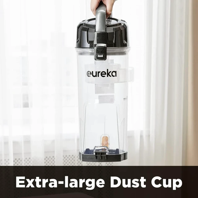 Alt view image 5 of 7 - EUREKA PowerSpeed Lightweight Powerful Upright Vacuum Cleaner for Carpet and Hard Floor, Pet Turbo, Black,Yellow