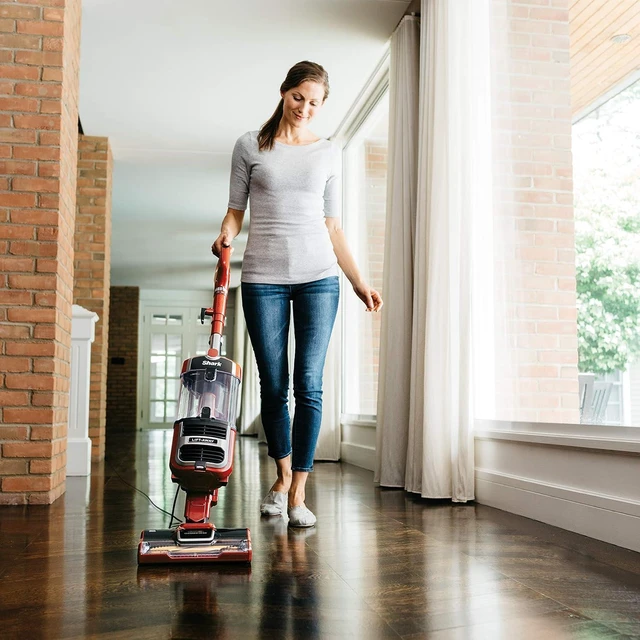 Alt view image 2 of 7 - Shark ZU561 Navigator Lift-Away Speed Self Cleaning Brushroll Lightweight Upright Vacuum with HEPA Filter, Red Peony