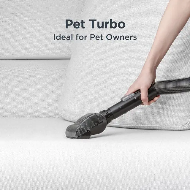 Alt view image 5 of 6 - EUREKA Pet Upright Vacuum Cleaner for Home, Bagless Upright Vacuum Cleaner Swivel Steering, Powerful Lightweight Upright Vacuum Carpet and Floor, FloorRover Elite NEU630 with Tangle Free Tech, Red
