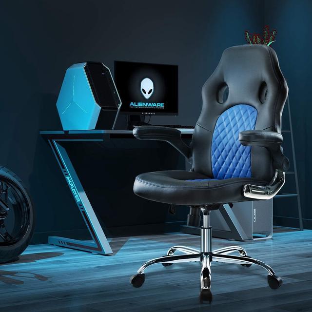 SMUG Gaming Chair Ergonomic Office Chair PU Leather Computer Chair