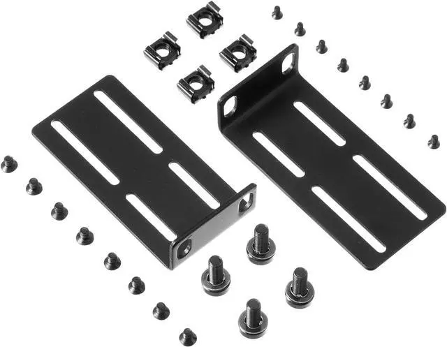 Main image of MokerLink Adjustable Rack Mount Ear for 17.3 inch Switches, Compatible for HP/HPE/ProCurve/Aruba/OfficeConnect Network Switch