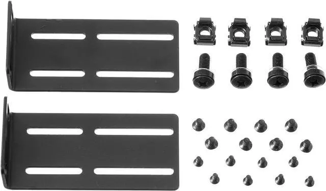 Alt view image 6 of 7 - MokerLink Adjustable Rack Mount Ear for 17.3 inch Switches, Compatible for HP/HPE/ProCurve/Aruba/OfficeConnect Network Switch