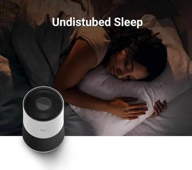 Alt view image 5 of 7 - A231 Air Purifier for Bedroom Up to 1110 Ft² in 1 Hr With Air Quality Monitor, True HEPA, Carbon Filter and Auto Mode, Captures Pet Allergies, Smoke, Dust