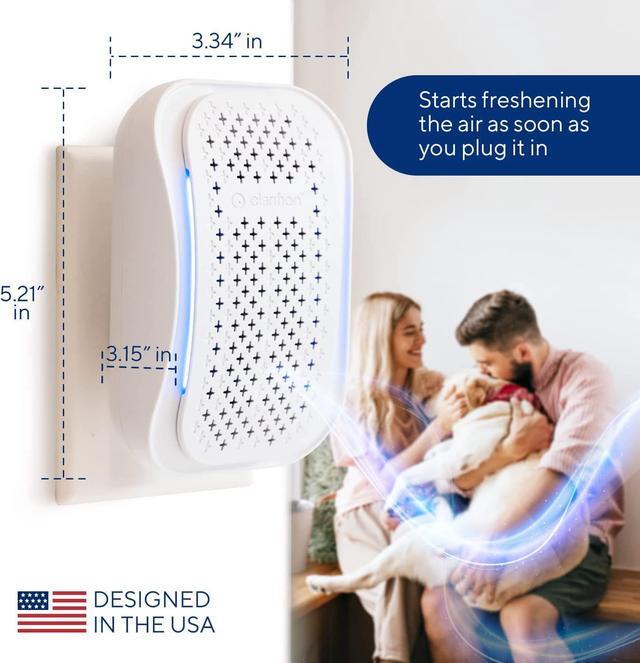 Alt view image 4 of 7 - Clarifion - DSTx Portable Air Purifier - Plug In Air Ionizer HEPA Filter, Mini Personal Air Purifiers For, Bedroom and Pets Helps With Smoke, Airborne Dust and Odors