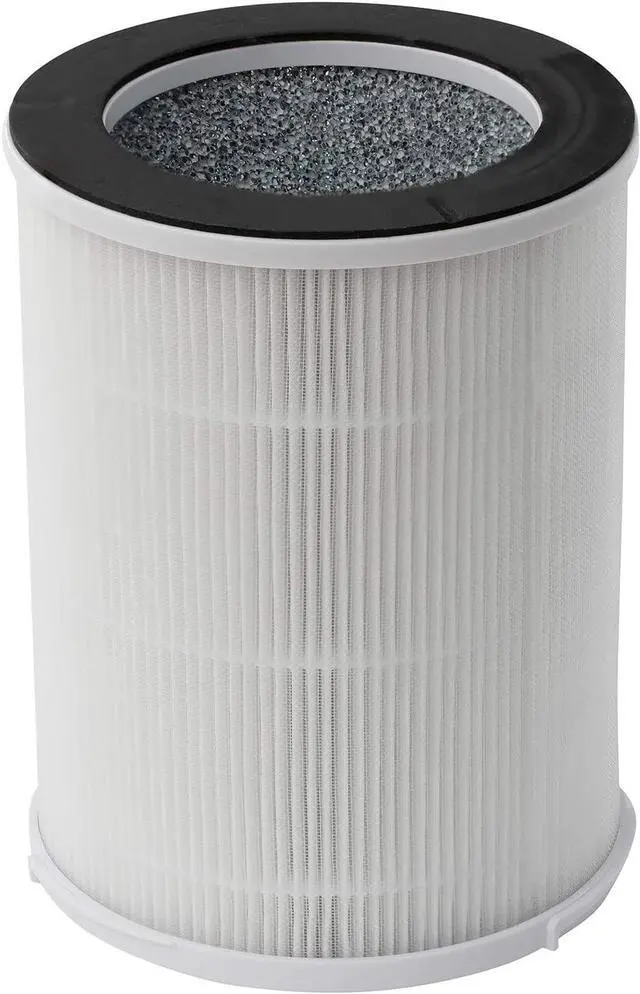 Alt view image 7 of 7 - HEPA Air Purifier for Home Allergies Pets Hair in Bedroom, True HEPA Filter 3-in-1 Cleaner, Removes Pet Dander, Odor, Dust, in Living Room, Office, Desktop, Portable, Sleep Mode, 3-Speed, Black