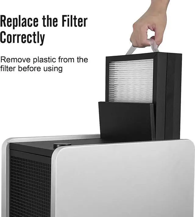 Alt view image 4 of 5 - Air Purifier Replacement Filter,H13 True HEPA Filter, AC400