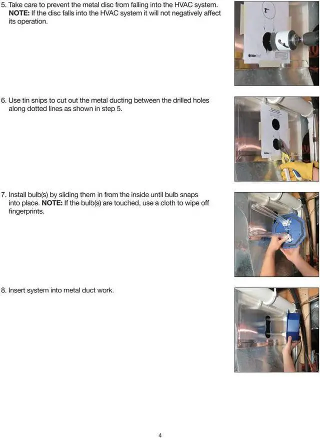 Alt view image 5 of 6 - OdorStop OS72PRO UV Air Purifier 72W System with Energy Saving Airflow Sensor and 16-in Bulbs