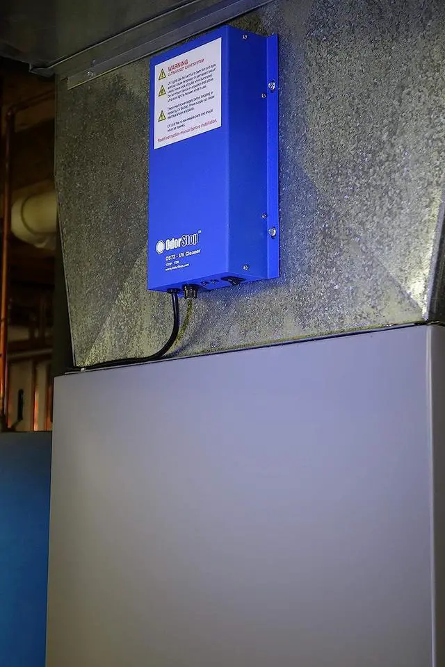 Alt view image 3 of 6 - OdorStop OS361 36W UV Air Purifier with 16-in Bulbs