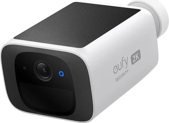 Main image of eufy Security SoloCam S220, Solar Security Camera, Wireless Security Camera Outdoor, 2K Resolution, Continuous Power, No Monthly Fee, HomeBase 3 Compatible, 2.4 GHz Wi-Fi, for Outdoor Surveillance