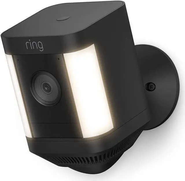 Alt view image 2 of 6 - Ring Spotlight Cam Plus, Battery | Two-Way Talk, Color Night Vision, and Security Siren (2022 release) - Black