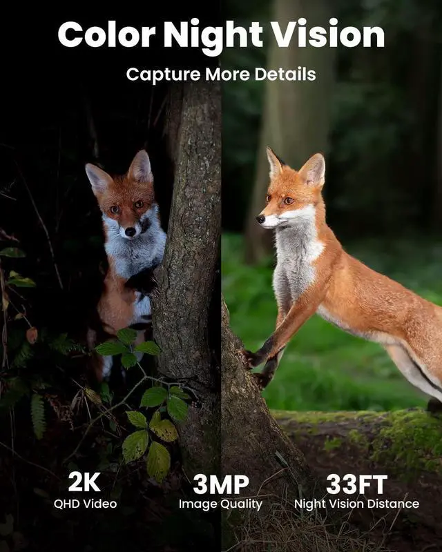 Alt view image 6 of 7 - ieGeek 4G LTE Cellular Solar Security Camera Wireless Outdoor,No WiFi Battery Powered Cam with Solar Panel&Memory Card&SIM Card, Siren Alarm & Spotlight,AI Detection,2K Color Night Vision,US Version