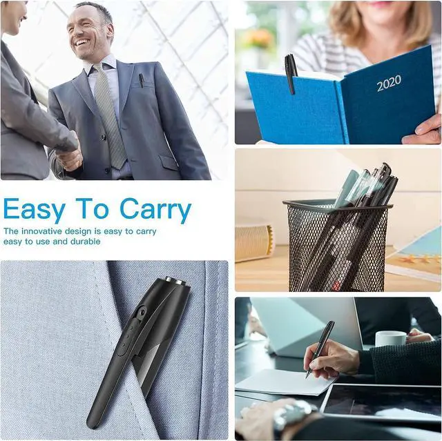 Alt view image 6 of 6 - Spy Hidden Camera Pen 1080P No WiFi Indoor Home Security Camera Outdoor Mini Body Video Camera Small Compact Secret Camera Monitor Nanny Camera