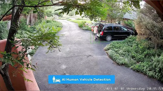 Alt view image 2 of 6 - ONWOTE 4K 8MP UltraHD PoE IP Security Camera Turret, AI Human Vehicle Detection, 3840x2160 8 Megapixels, 128° Field of View, Video Audio, Indoor Outdoor, 100ft IR, Add-on Camera to PoE NVR System