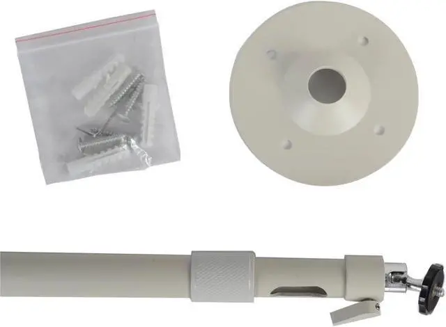 Alt view image 6 of 6 - VideoSecu 4 Pack 24-40 Inch Security Camera Housing Mount Brackets Adjustable Tilt Swivel Long Drop Ceiling Stand for CCTV Home Surveillance System 1PI