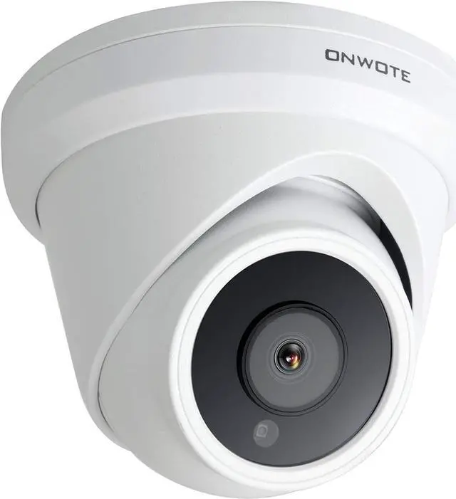 Main image of ONWOTE 4K 8MP PoE IP Security Camera, AI Human Vehicle Detection, 3840x2160 8 Megapixels, 134° FoV, Video Audio, Indoor Outdoor, Commercial Wired Camera for Business, Add-on to PoE NVR System