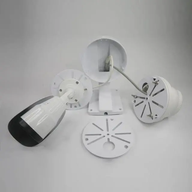 Alt view image 3 of 7 - Security Camera Mount Bracket, Aluminum Indoor Outdoor Wall Mount Bracket L-Type Bracket for CCTV Security Dome IP Camera Mounting,Universal outdoor Security Camera Junction Box Mount Bracket
