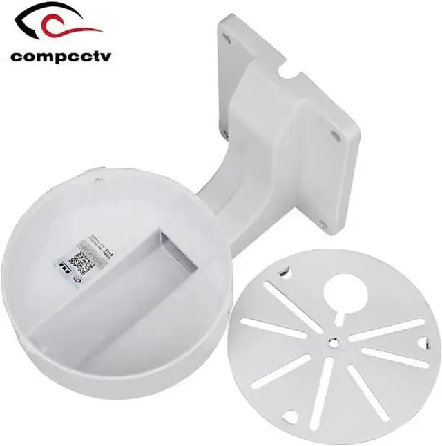 Alt view image 4 of 7 - Security Camera Mount Bracket, Aluminum Indoor Outdoor Wall Mount Bracket L-Type Bracket for CCTV Security Dome IP Camera Mounting,Universal outdoor Security Camera Junction Box Mount Bracket